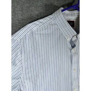 UNTUCKit Shirt Mens XXL Multi‎ Color Striped Wrinkle Free 100% Cotton L/S Shirt